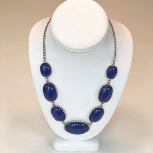 J Crew Royal Blue Necklace